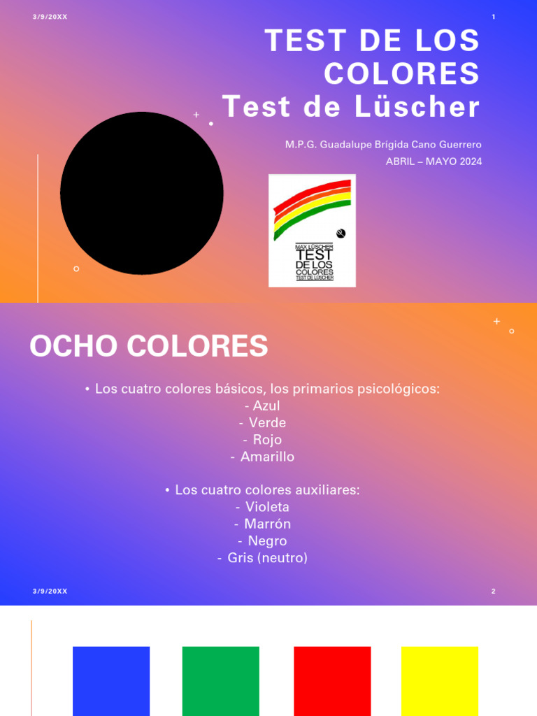 Test de Los Colores | PDF