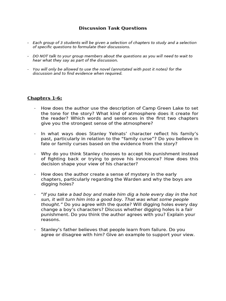 Discussion Questions Final | PDF