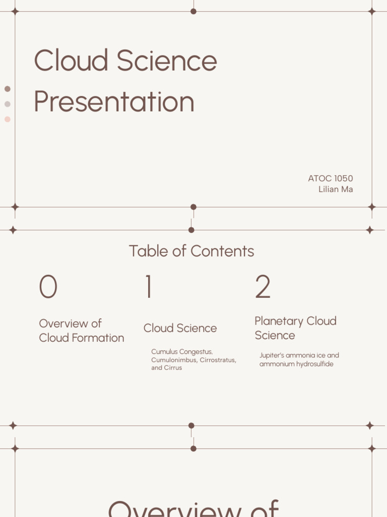 Cloud Science Presentation | PDF
