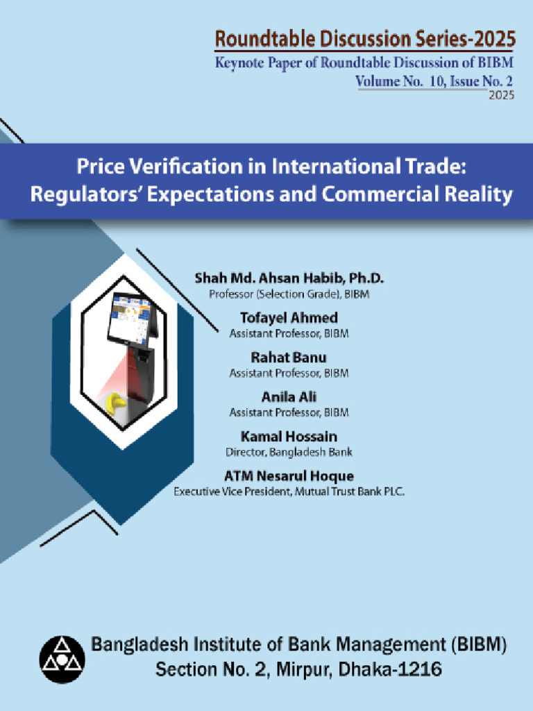 Price Verification in International Trade Regulators Expectations and ...