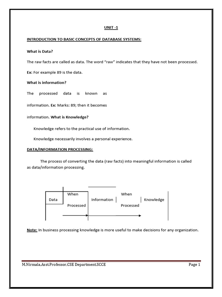 Dbms Notes PDF | PDF