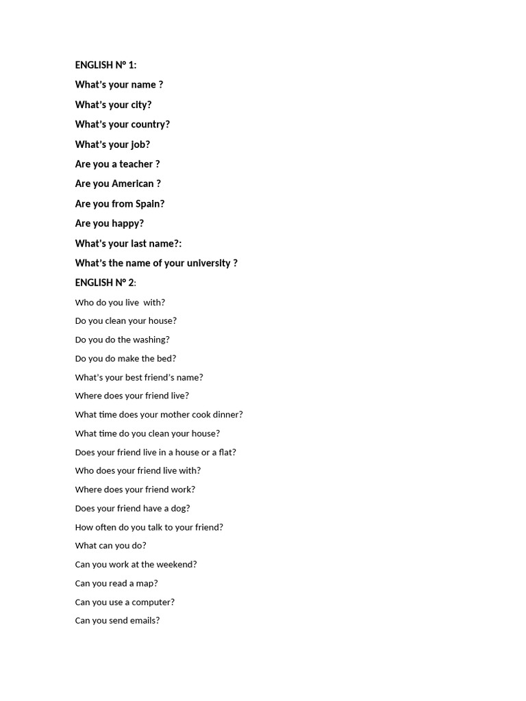 Some Questions - Exam | PDF