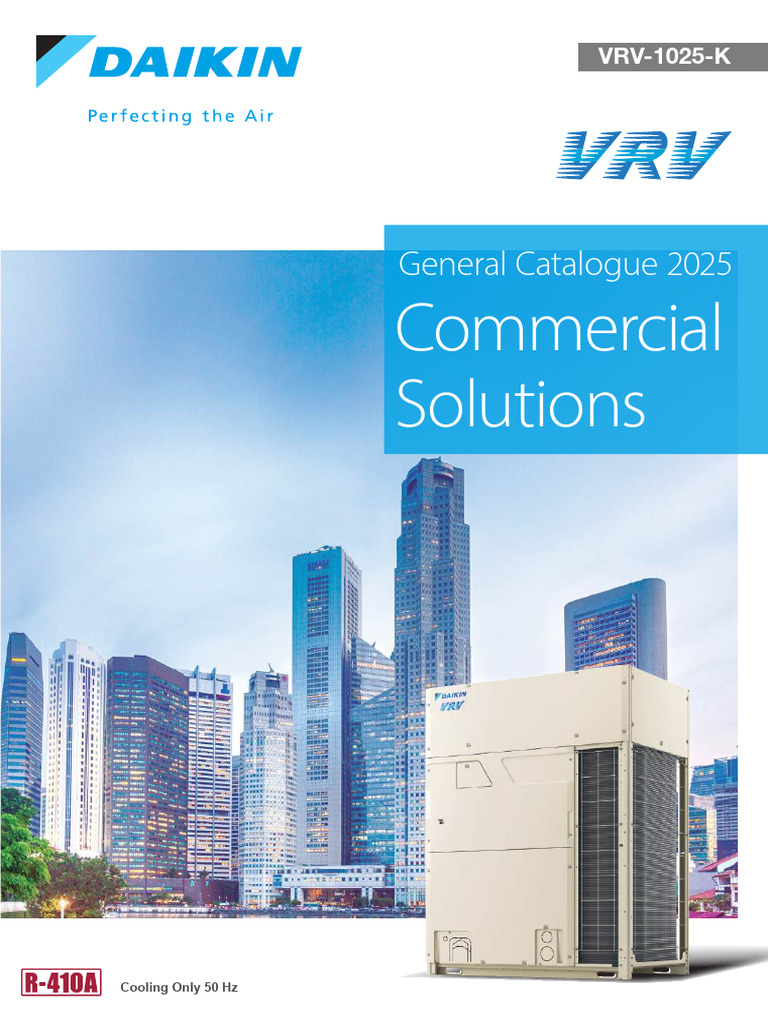 R410A - VRV General Catalogue (VRV-1025-K) | PDF | Ultraviolet | Duct ...