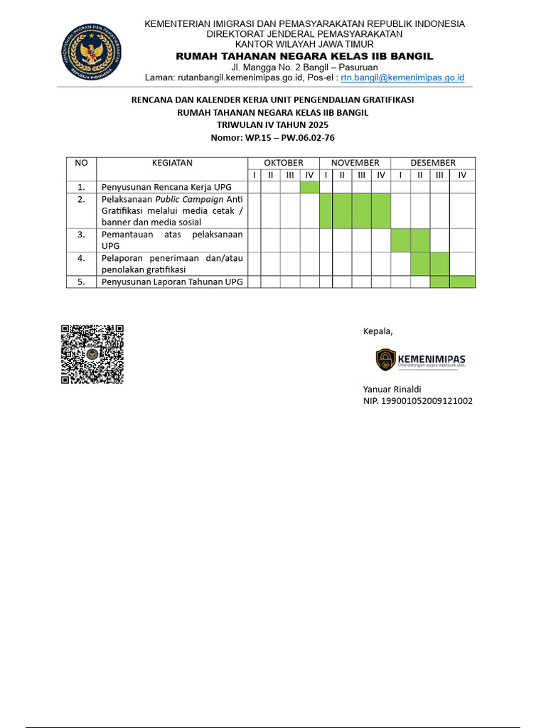 20260110093749rencana Dan Kalender Kerja Unit Pengendalian Gratifikasi ...