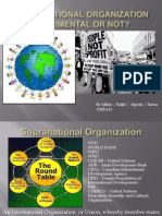 Supranational Organization