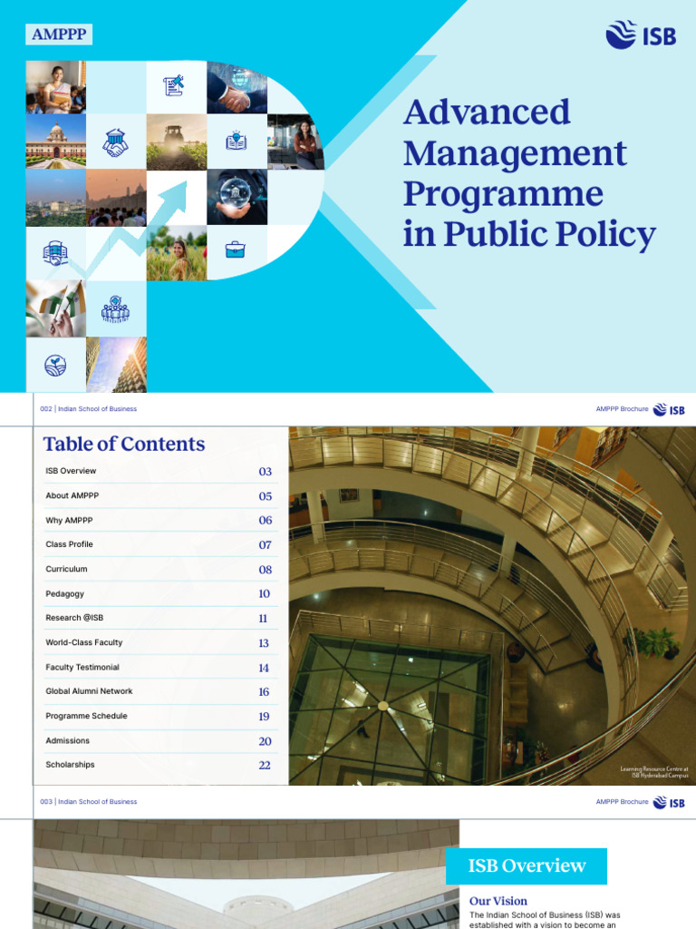 Advanced Management Programme in Public Policy - Compressed | PDF ...