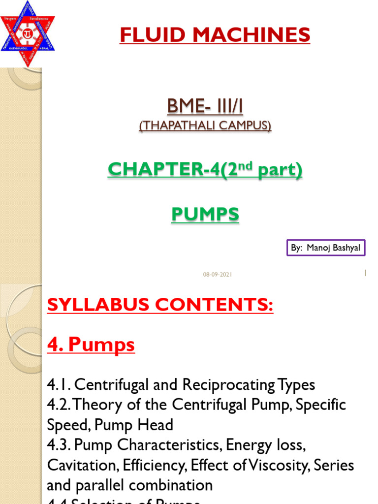 Chapter 4 (2nd Part) | PDF | Pump | Piston