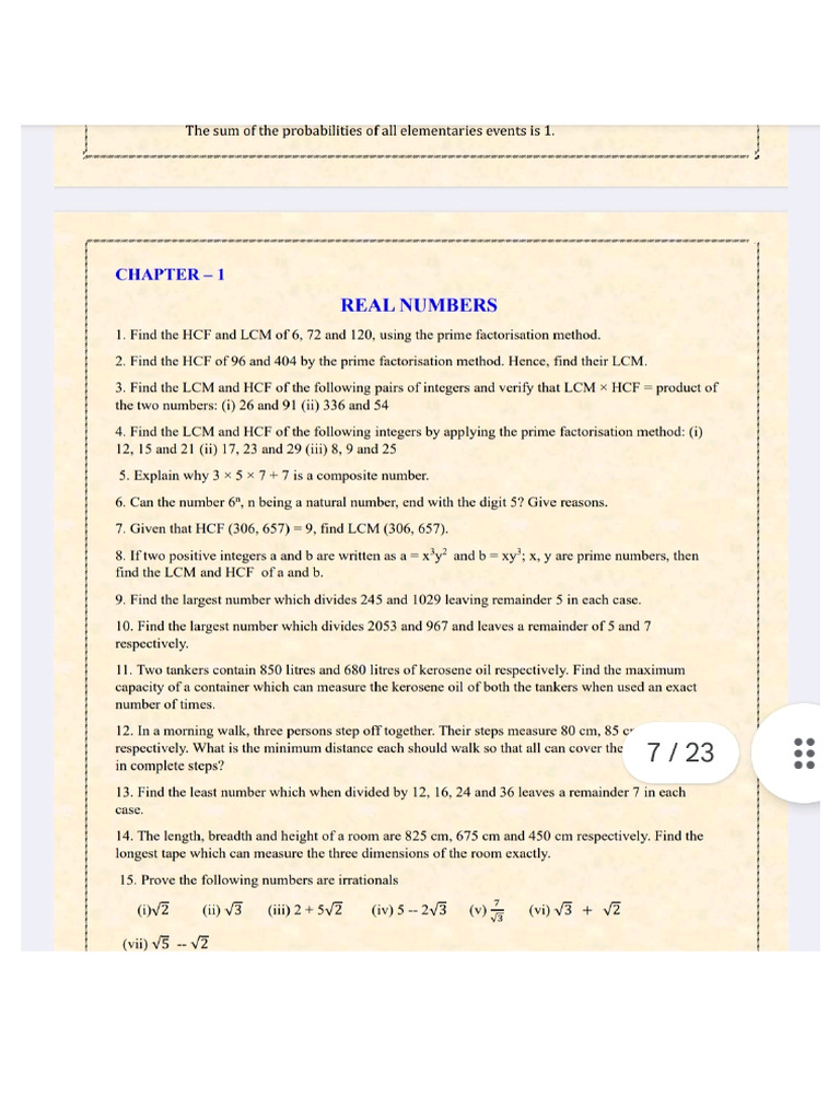 Maths Imp Questions For Board | PDF