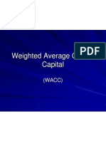 Weighted Average Cost of Capital (WACC) Explained