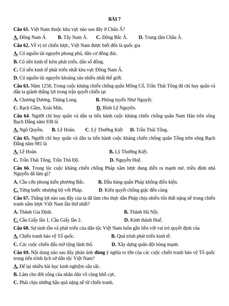 Bài 7 | PDF
