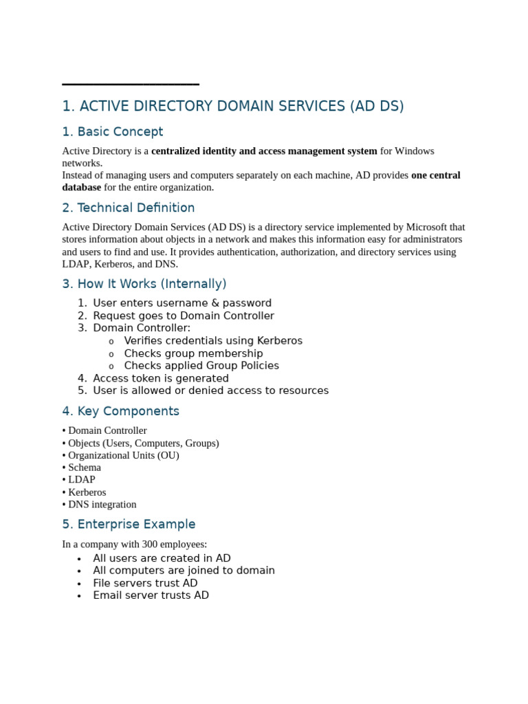 Windows Administration Theory | PDF | Domain Name System | Active Directory