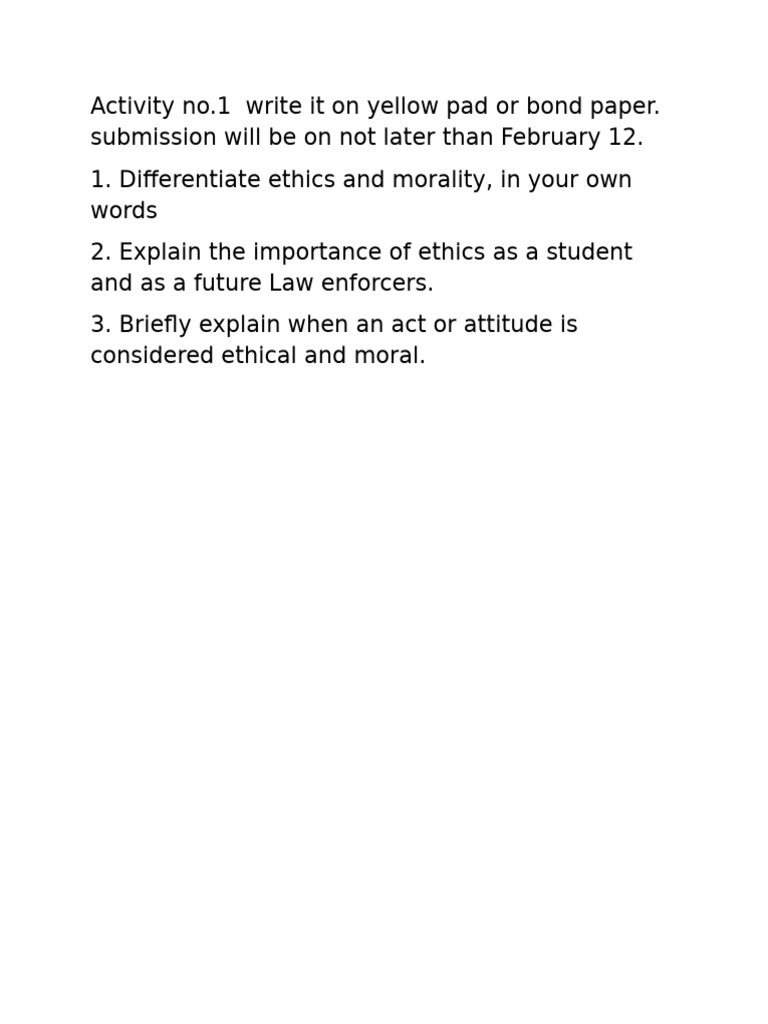 Activity 1 | PDF