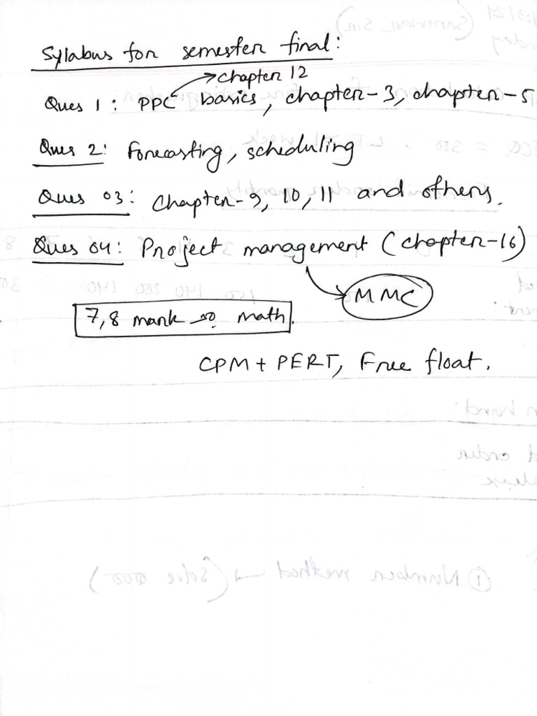 PPC Classnote | PDF