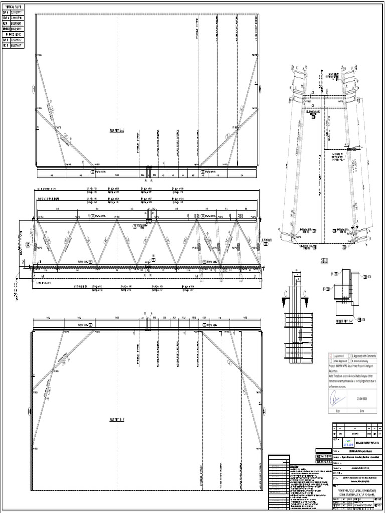 s81 220kv DC STR 1 Stub & SST Model | PDF