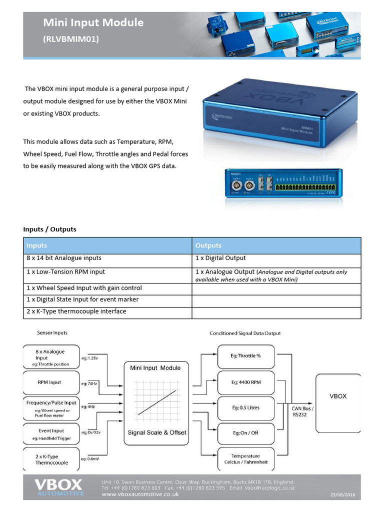 RLVBMIM01 - Mini Input Module | PDF | Electrical Engineering | Electricity