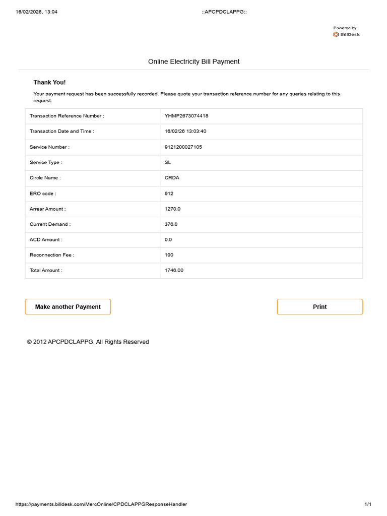 Power Bill | PDF