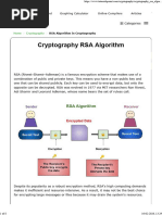 RSA Algorithm Overview and Diagram | PDF | Cryptography | Public Key ...
