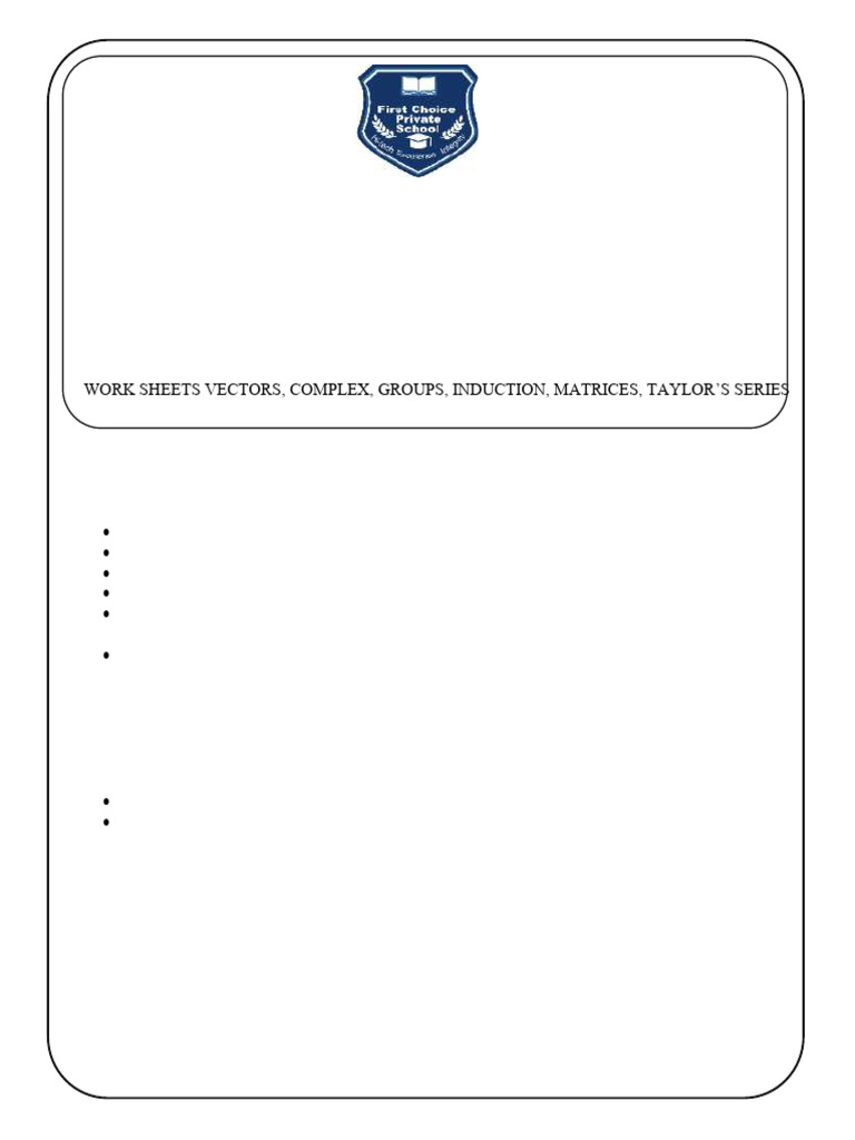 Maths p2 Zimsec Work Sheet | PDF | Mathematical Physics | Algebra