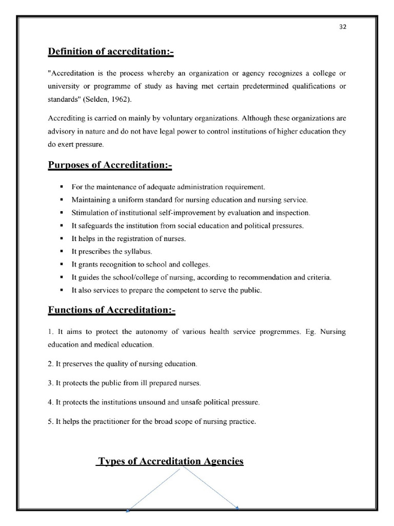 Accreditation | PDF
