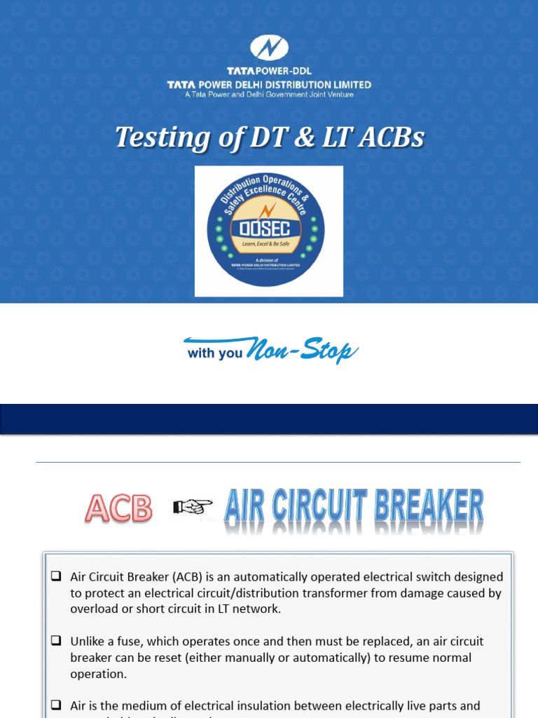 Testing of DT 2 | PDF | Electric Arc | Relay