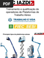 TREINAMENTO PLATAFORMA AEREA