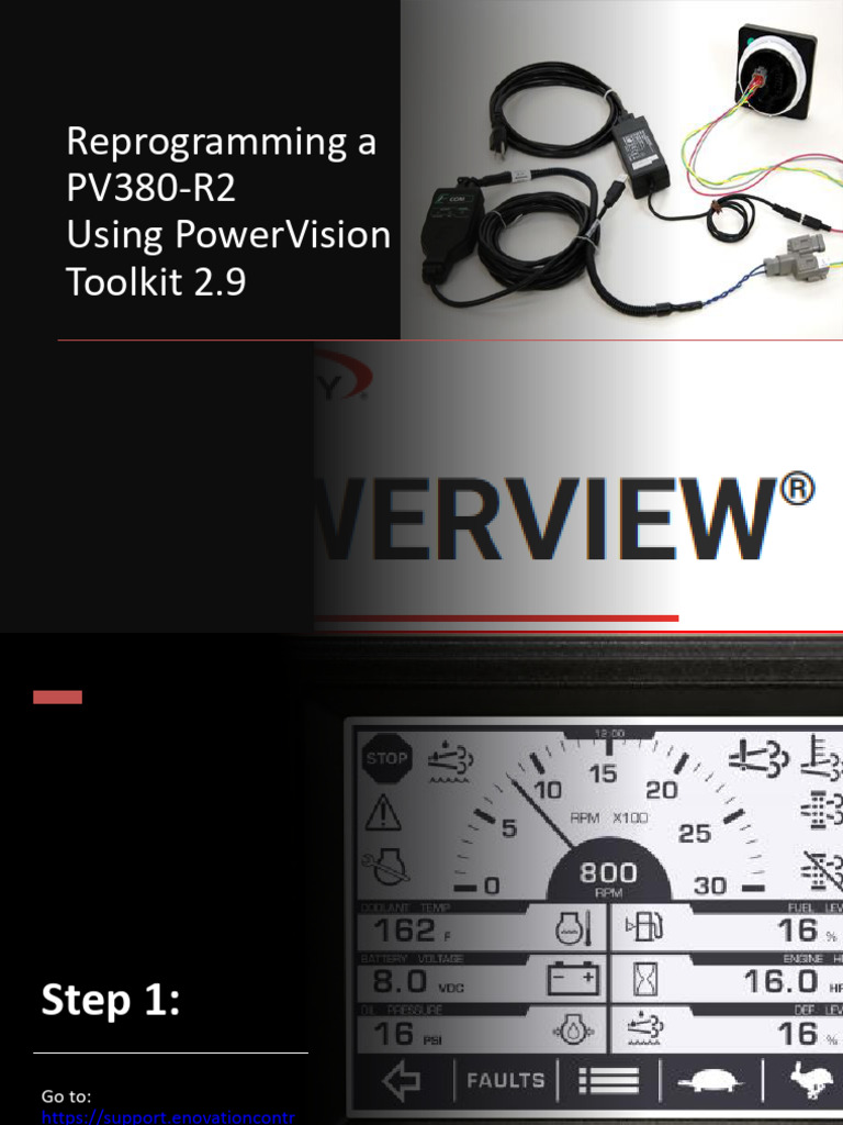 Reprogramming A PV380-R2 Using The Powervision Toolkit 2.9 | PDF