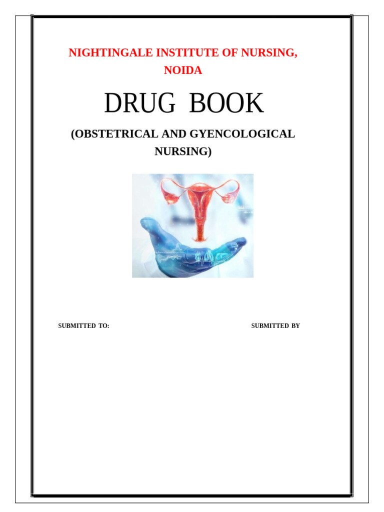 OBG Drug Book | PDF | Drugs | Clinical Medicine
