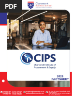 CIPS Exam Schedule and Resources | PDF | Educational Assessment And ...
