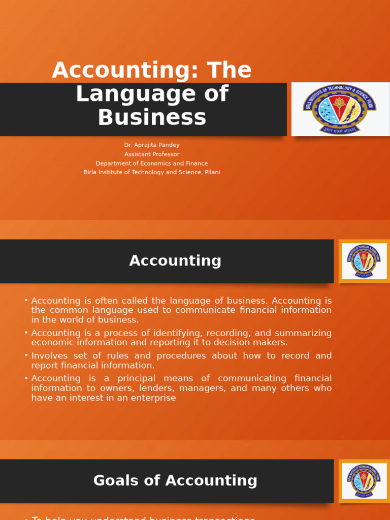 Accounting Language of Business | PDF | Partnership | International ...