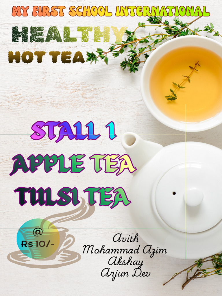 Green Modern Healthy Hot Tea (Poster) | PDF