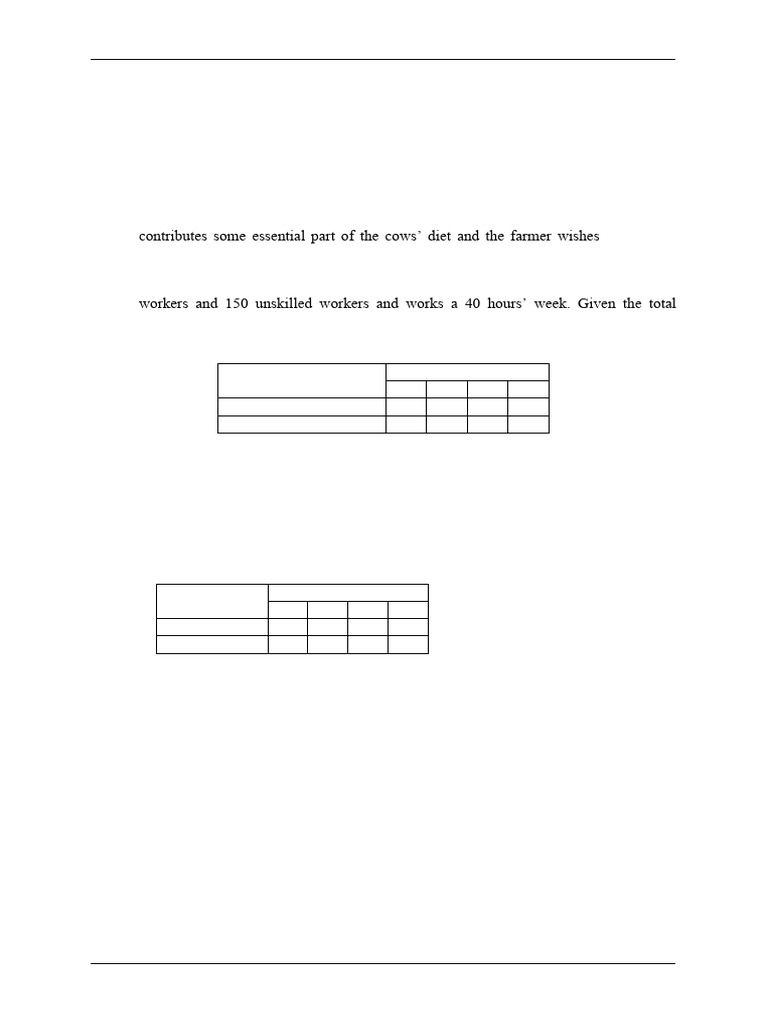 Tutorial 3 - Linear Programming (With Answer) | PDF | Fertilizer | Factory