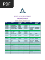 SDA Events Calendar 2025 | PDF | Seventh Day Adventist Church ...