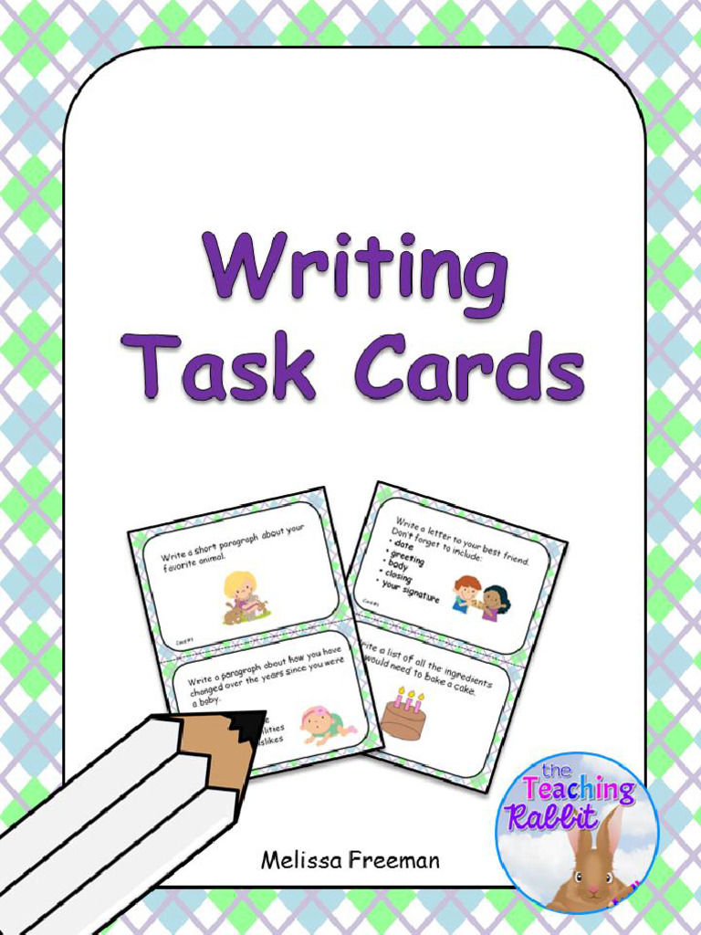 Writing Task Cards | PDF