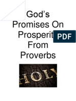 God’s Promises On Prosperity From Proverbs