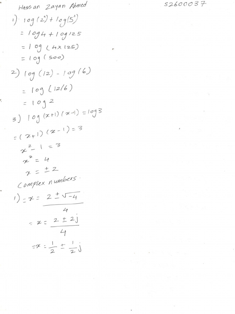 Assignment Maths 2 | PDF