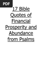 Download 17 Bible Quotes of Financial Prosperity and Abundance From Psalms by Max Schmidt SN100228342 doc pdf