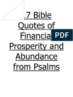 17 Bible Quotes of Financial Prosperity and Abundance From Psalms