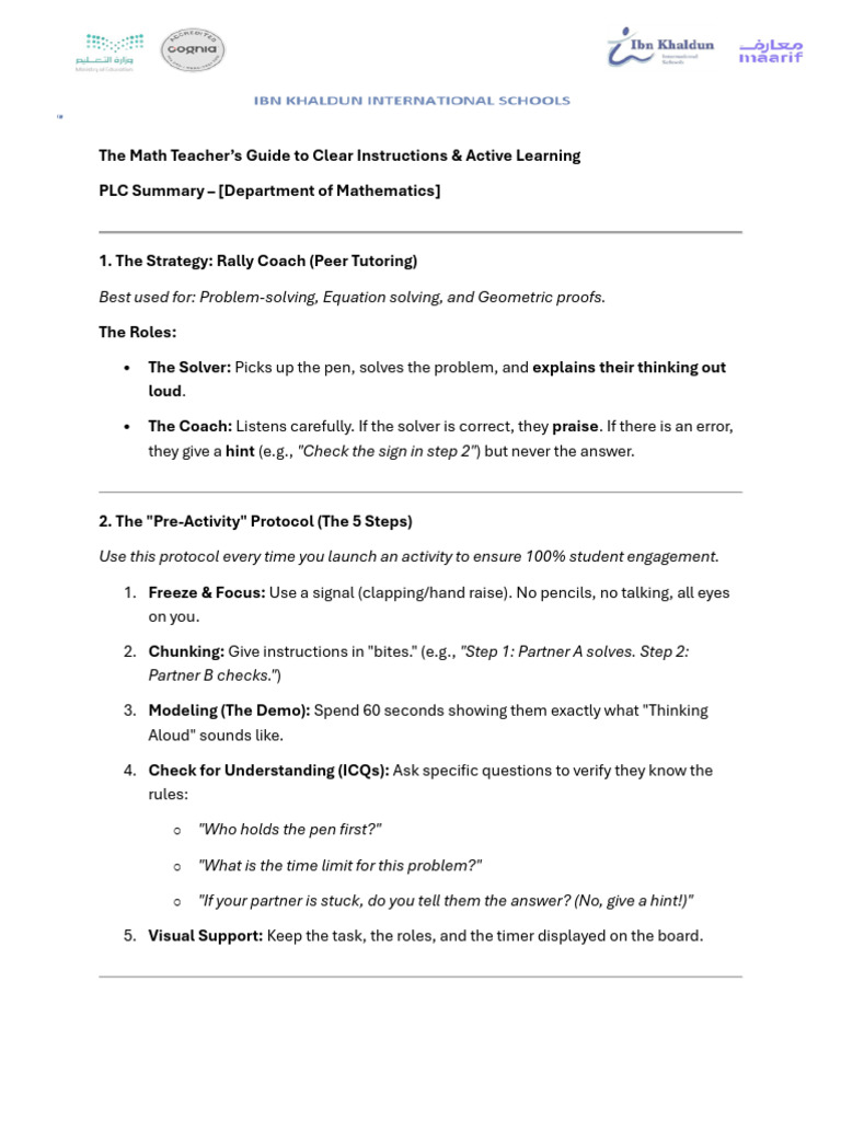 The Math Teacher | PDF