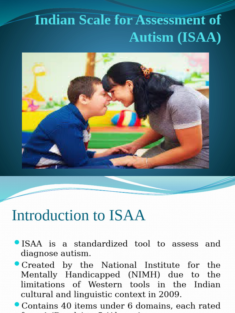 Isaa Presentation Detailed | PDF | Autism | Attention Deficit ...