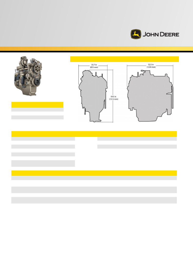 Powertech ™ Plus 6135Hf485 Diesel Engine | PDF | Engines | Horsepower