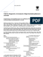 Ghid de Diagnostic Si Tratament Al Hipertensiunii Pulmonare Arteriale