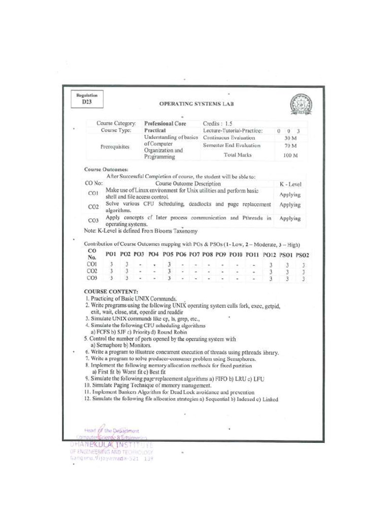 OS LAB Manual | PDF | Computer File | Integer (Computer Science)