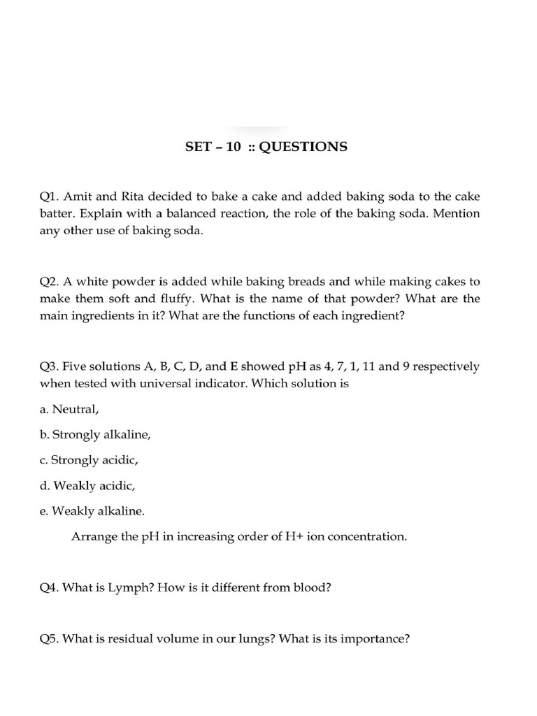 Day 10 Science | PDF
