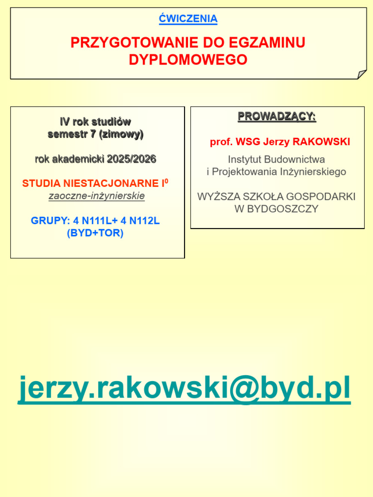 Rakowski CW01 | PDF