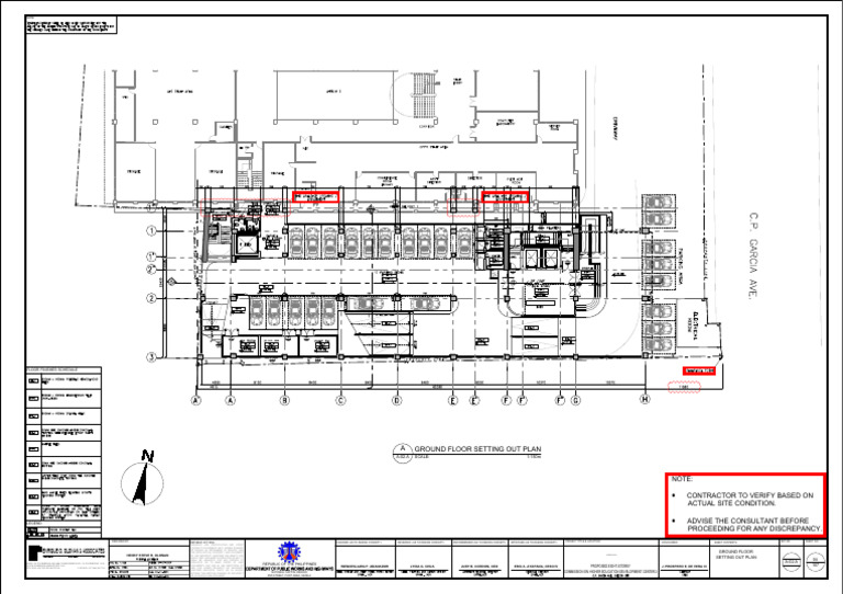 A.02.A - Ground Floor Setting Out Plan - 07.08.2025 | PDF | Philippines