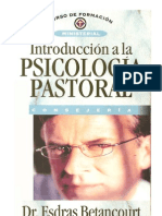 Esdras Beíancourt. INTRODUCCIÓN A LA PSICOLOGÍA PASTORAL. Texto Modificable