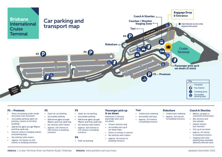 BICT Car Parking and Transport Map Dec 2025 | PDF | Parking | Bus
