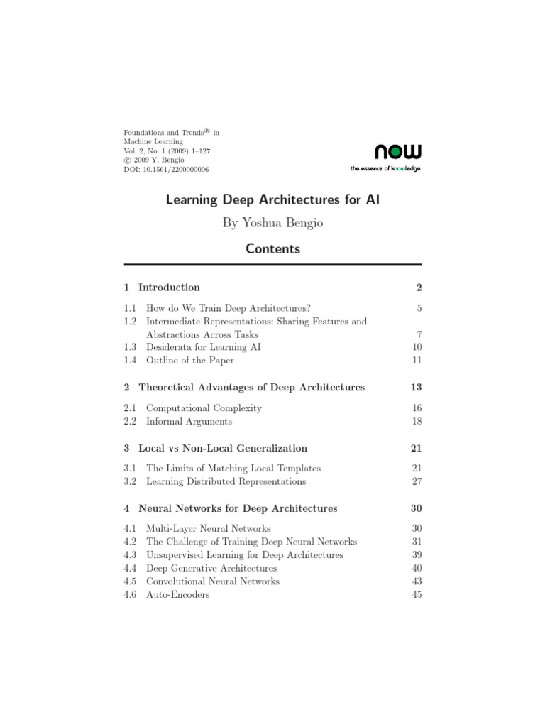 Learning Deep Architectures For AI (Bengio, Y) (Z-Library - SK, 1lib ...
