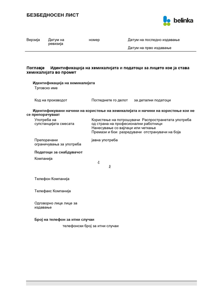 VL Belinka Interier 1MK | PDF