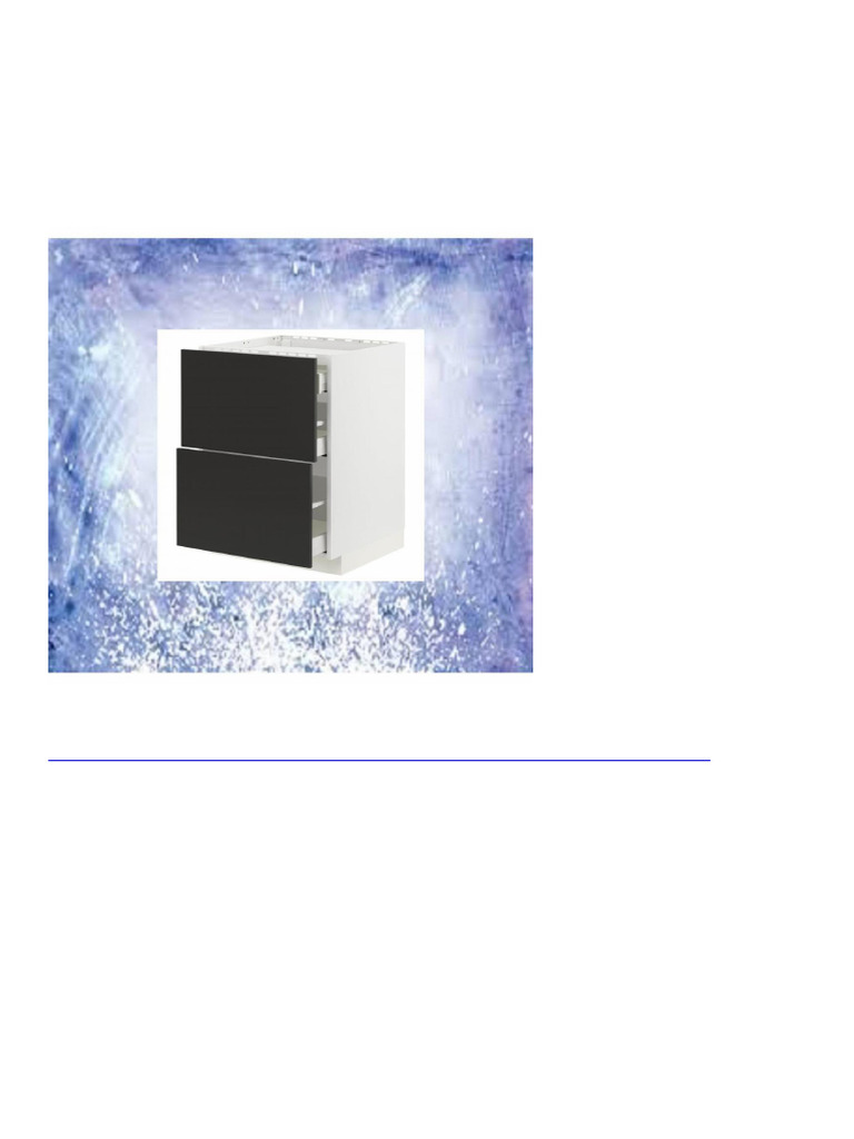 3801 ProTuning Meto Maximera Base Cab F Hob 2 Fronts 3 Drawers White ...